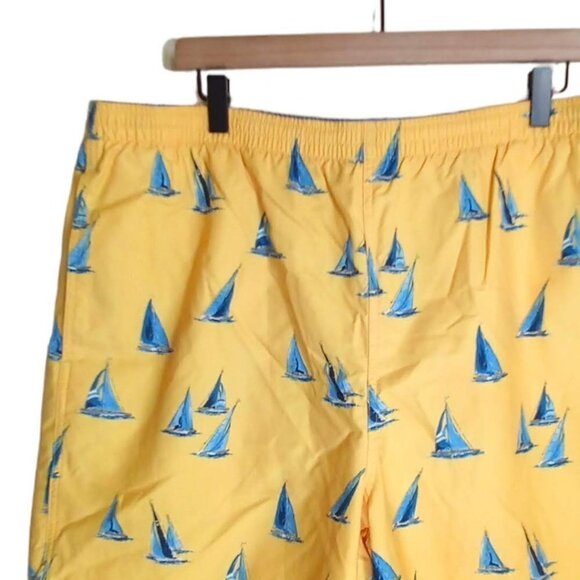 Nautica Men's Nautical Boat Themed Swim Trunks Size L - Picture 3 of 4